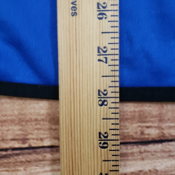 Nike Sweater Mens Medium Blue White 1/4‎ Zip Outdoors Sweatshirt Swoosh Adult - Picture 7 of 11